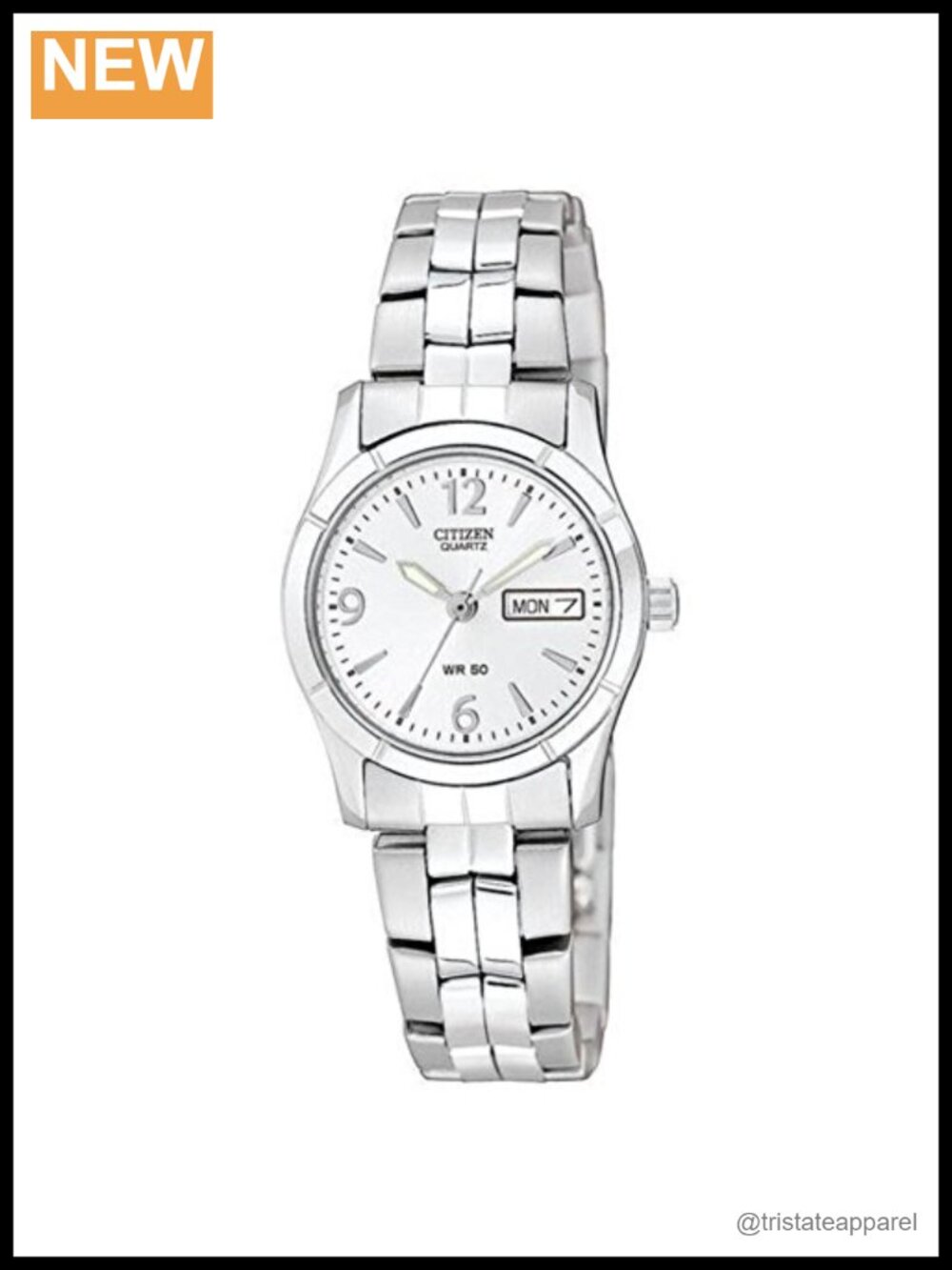 CITIZEN Quartz Classic 25mm Stainless Steel Watch Luminous Day Date
